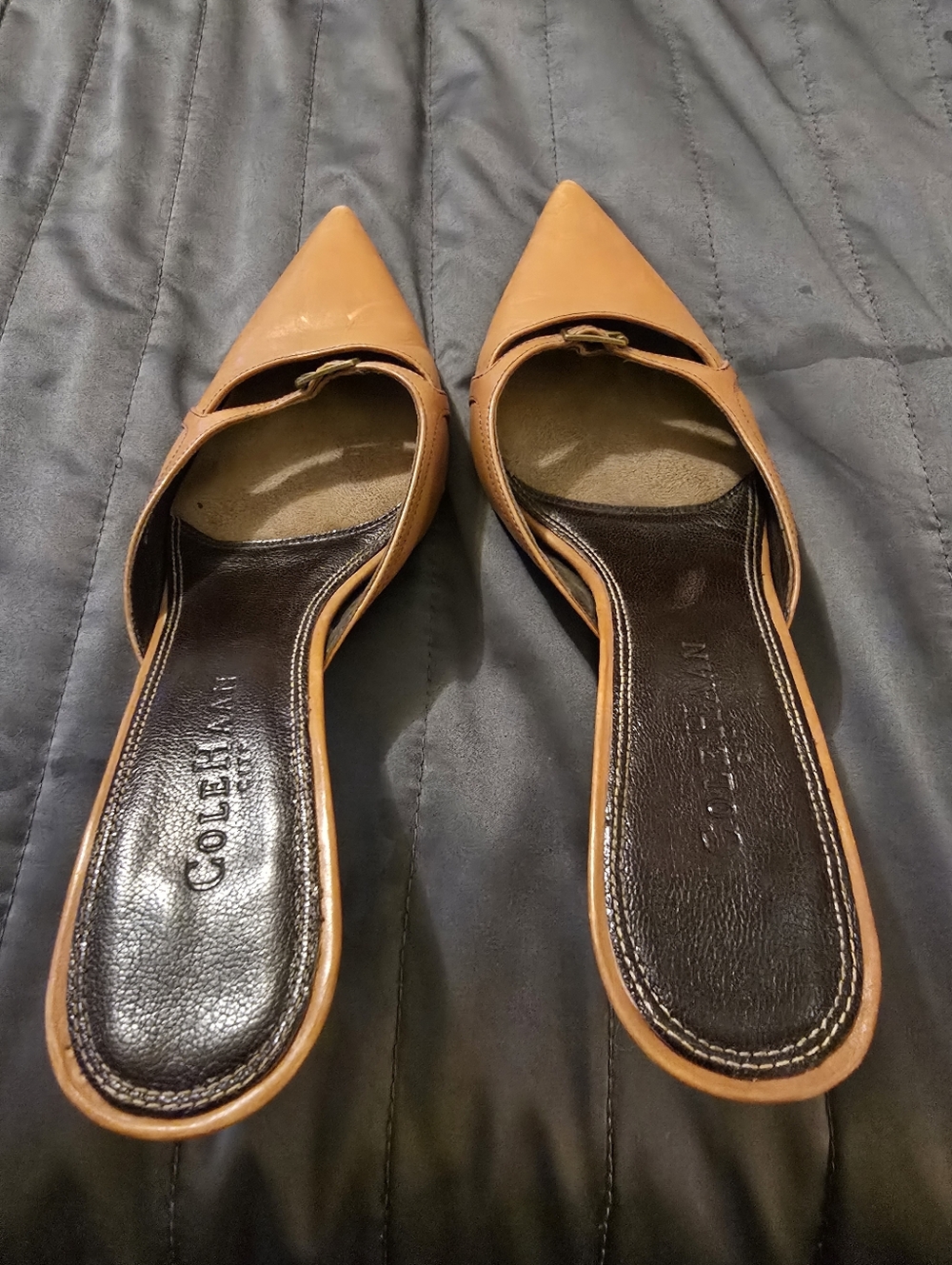Cole Haan Kitten Mule Slides - Picture 2 of 4